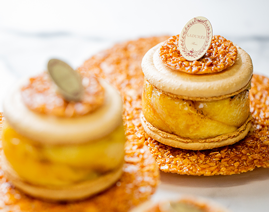 Pâtisserie 160 ans : Macaron Pomme Caramel