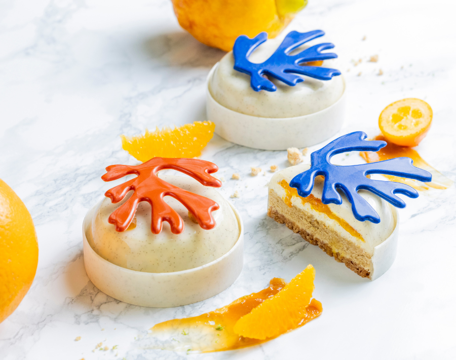 L'entremets Matisse Vanille Agrumes