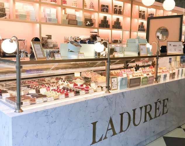 Shopping for Macarons at Ladurée on Champs Elysées