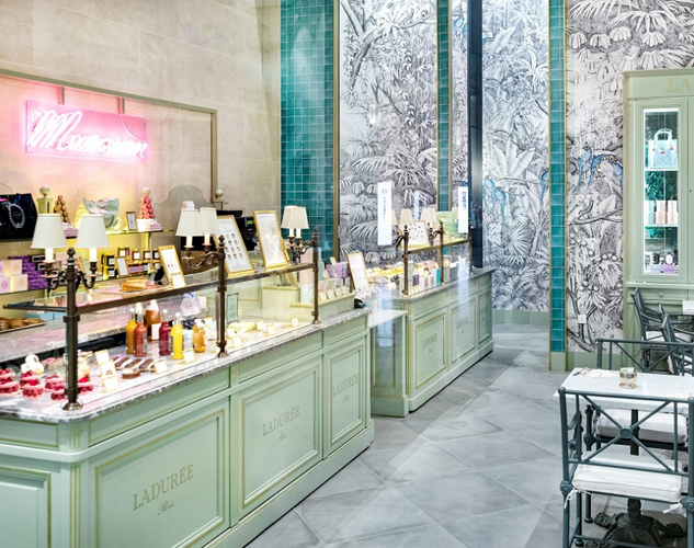 Paris Laduree Macaron French Bakery Patisserie Tea Shop - Champs