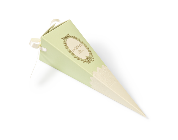 Cornet de dragées - vert