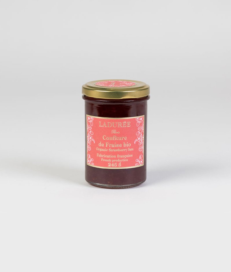 Jam made from organically grown strawberries, cooked with organic cane sugar in copper cauldrons using traditional techniques.