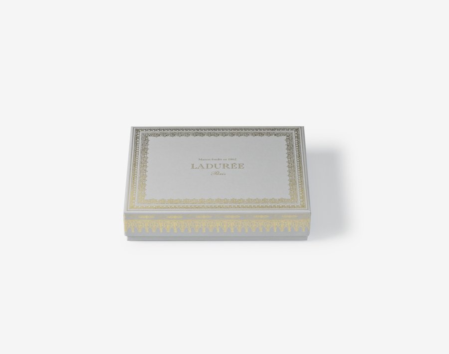 Coffret Napoléon 24 macarons gris Coffret Napoléon 24 macarons gris