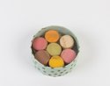 Macaron gift box Cristal - Ladurée Elegant see through round box which let show our macarons.
