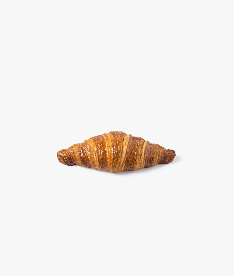 The traditional French croissant: crisp texture and buttery goodness. A real breakfast treat! All viennoiserie is served with a small napkin.